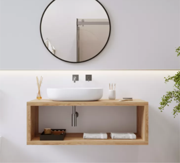 Mobile bagno sospeso aperto 120 cm - immagine 3