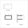 Mobile bagno sospeso aperto 70 cm - immagine 3
